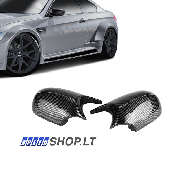BMW 1-3 LCI (E81-E87-E90-E91-E92) Carbon veidrodėlių gaubtai